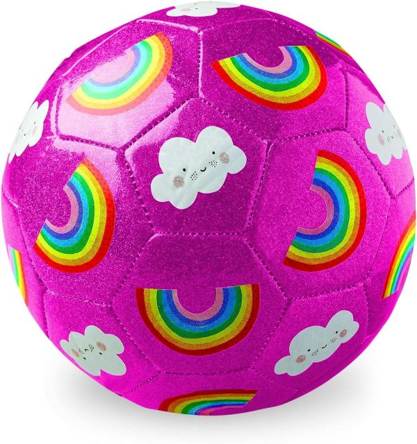 Soccer Ball - Inflatable Rubber Ball for Kids Ages 4 and Up - for Indoor and Outdoor Sports - PVC-Free